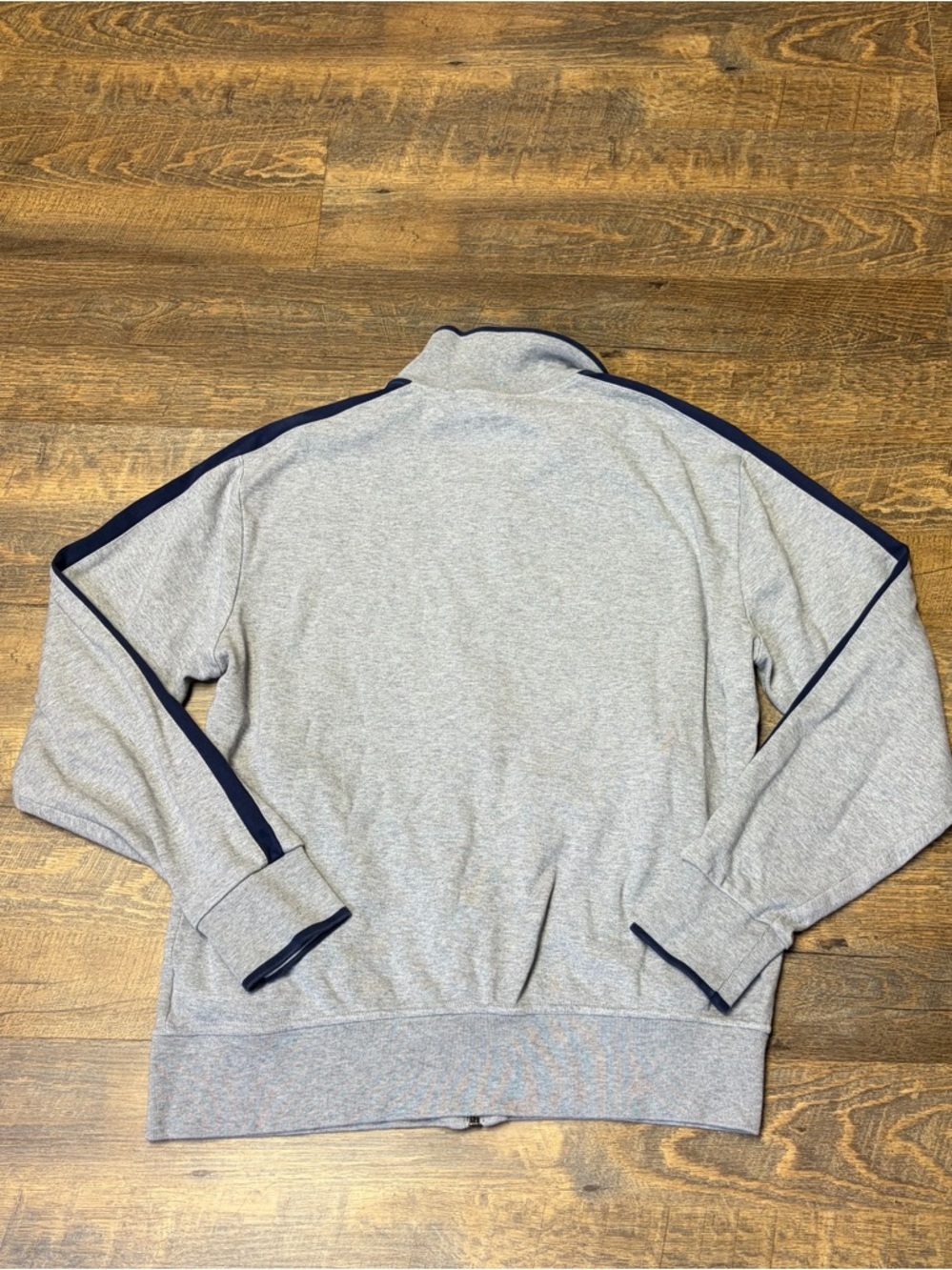 Polo Ralph Lauren Zip Sweatshirt Mens Medium Gray Mock Neck Logo Jacket Casual - Picture 13 of 13